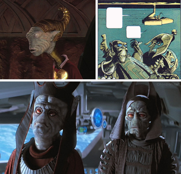 Ambassador of the Shadows (1975) versus The Phantom Menace (1999) and Attack of the Clones (2002)